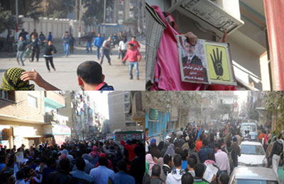 بالصور.. صمود ثوار "السويس" أمام "قوات الانقلاب" يحبط فض مسيرتهم